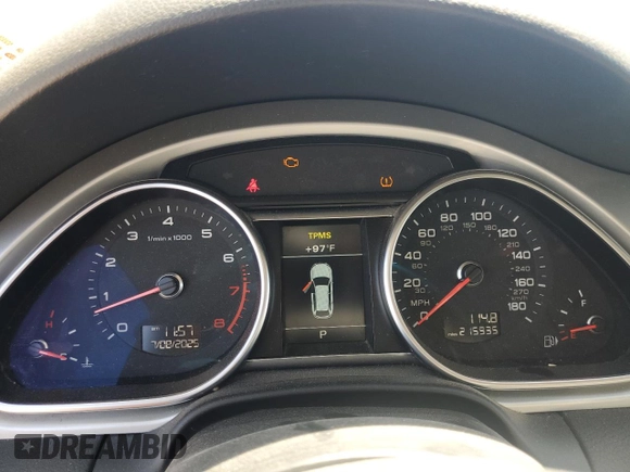 2014 Audi Q7 Premium with VIN WA1CGAFEXED012944, listed as a Copart auction lot 64047835 with 215,935 mi miles and Clean title. Bid and sale history available at DreamBid. Image 9.
