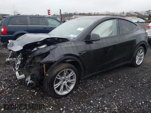 2023 Tesla Model Y Long Range with VIN 7SAYGDEEXPA121625, listed as a IAAI auction lot 41959524 with Not Provided miles and . Bid and sale history available at carsss.com. Image 18.