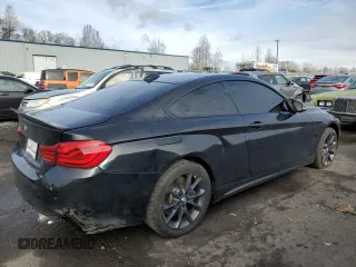 2019 BMW 4 Series 440i xDrive with VIN WBA4W9C59KAF98601, listed as a Copart auction lot 44260465 with 48,908 mi miles and Salvage title. Bid and sale history available at DreamBid. Image 3.