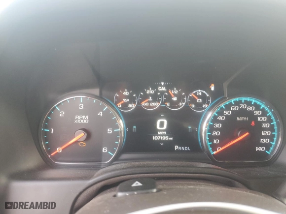 2020 GMC Yukon XL Denali with VIN 1GKS1HKJ0LR182572, listed as a Copart auction lot 80741994 with 107,195 mi miles and Salvage Title. Bid and sale history available at carsss.com. Image 9.