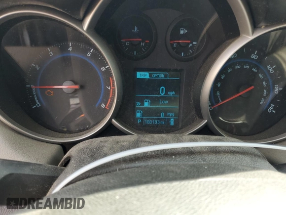 2014 Chevrolet Cruze LS with VIN 1G1PA5SG7E7145580, listed as a Copart auction lot 50246395 with 100,193 mi miles and Salvage Title. Bid and sale history available at carsss.com. Image 9.