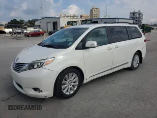 2015 Toyota Sienna XLE with VIN 5TDYK3DC1FS577502, listed as a Copart auction lot 72261854 with 119,925 mi miles and Salvage Title. Bid and sale history available at carsss.com. Image 1.