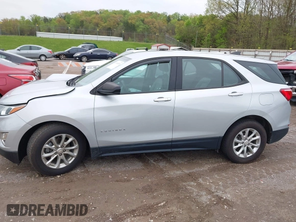 2019 Chevrolet Equinox LS with VIN 2GNAXHEV8K6170949, listed as a IAAI auction lot 41965525 with 124,883 mi miles and . Bid and sale history available at carsss.com. Image 14.
