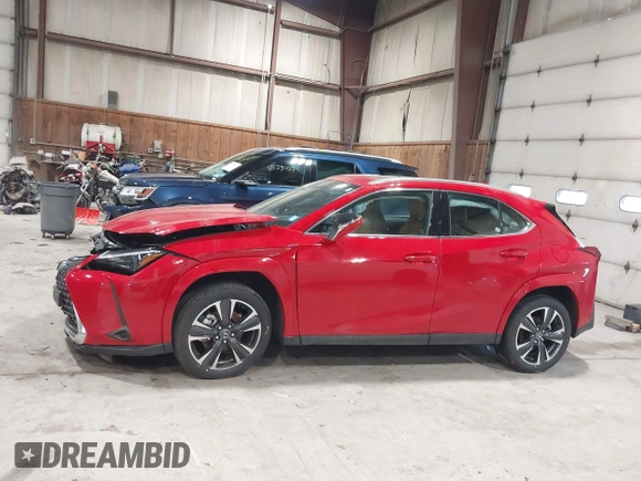 2025 Lexus UX 300h с VIN JTHUCJDH8S2004933, выставлен на аукционе IAAI как лот 41584822 с пробегом 722 миль миль и . История ставок и продаж доступна на DreamBid. Изображение 14.