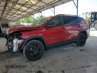 2023 GMC Terrain AT4 with VIN 3GKALYEG1PL244760, listed as a Copart auction lot 57749645 with 16,832 mi miles and Salvage title. Bid and sale history available at DreamBid. Image 1.