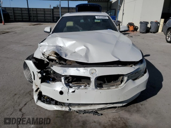 2016 BMW 4 Series 428i with VIN WBA3N7C57GK226143, listed as a Copart auction lot 44036805 with 117,218 mi miles and Salvage Title. Bid and sale history available at carsss.com. Image 5.