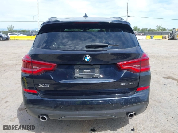 2021 BMW X3 sDrive30i with VIN 5UXTY3C09M9E84594, listed as a IAAI auction lot 42013486 with 58,044 mi miles. Bid and sale history available at carsss.com. Image 17.