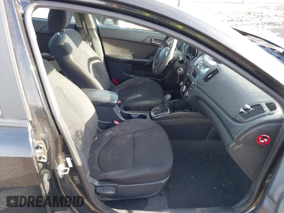 2012 Kia Forte EX with VIN KNAFU4A25C5521998, listed as a IAAI auction lot 41705662 with 129,394 mi miles. Bid and sale history available at carsss.com. Image 5.