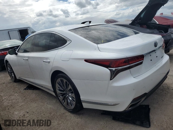 2019 Lexus LS 500 with VIN JTHB51FF4K5007906, listed as a Copart auction lot 78994754 with 30,488 mi miles and Non repairable. Bid and sale history available at DreamBid. Image 2.