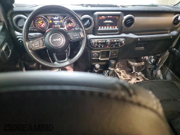 2023 Jeep Wrangler Sport with VIN 1C4HJXDN8PW639488, listed as a Copart auction lot 44931555 with 23,371 mi miles and Salvage Title. Bid and sale history available at DreamBid. Image 8.