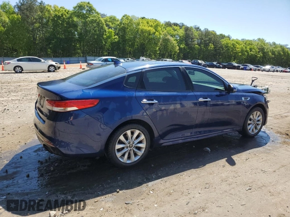 2016 Kia Optima EX with VIN 5XXGU4L31GG083964, listed as a Copart auction lot 52902845 with 119,115 mi miles and Salvage Title. Bid and sale history available at carsss.com. Image 3.