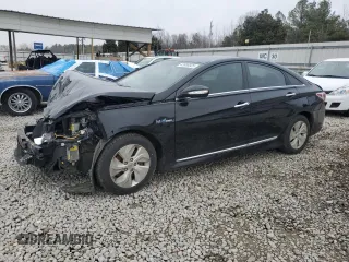 2013 Hyundai Sonata Hybrid with VIN KMHEC4A44DA050210, listed as a Copart auction lot 43959825 with 0 mi miles and Salvage Title. Bid and sale history available at carsss.com. Image 1.