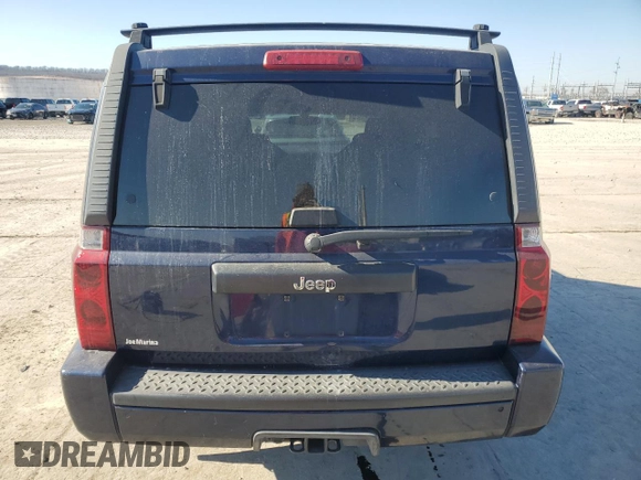 2006 Jeep Commander with VIN 1J8HH48K06C179567, listed as a Copart auction lot 88556105 with 196,696 mi miles and Salvage title. Bid and sale history available at DreamBid. Image 6.
