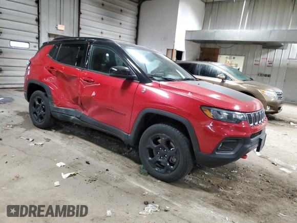 2023 Jeep Compass Trailhawk с VIN 3C4NJDDN5PT513984, выставлен на аукционе Copart как лот 54375065 с пробегом 24 482 миль миль и На запчасти • Non repairable. История ставок и продаж доступна на DreamBid. Изображение 4.