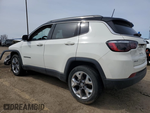 2021 Jeep Compass Limited z VIN 3C4NJDCB0MT522109, wystawiony jako Copart lot #49417625 z przebiegiem 32 700 mil mil oraz Szkoda całkowita • Salvage title. Historia ofert i sprzedaży dostępna na DreamBid. Obrazek 2.