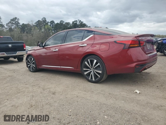 2019 Nissan Altima 2.5 Platinum with VIN 1N4BL4FV1KC156064, listed as a Copart auction lot 49716295 with 92,319 mi miles and Salvage Title. Bid and sale history available at carsss.com. Image 2.