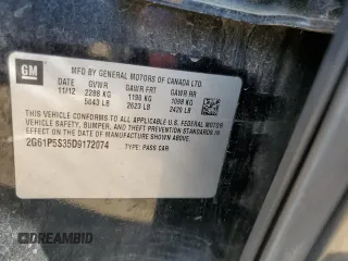 2013 Cadillac XTS Luxury z VIN 2G61P5S35D9172074, wystawiony jako Copart lot #71996124 z przebiegiem 122 338 mil mil oraz Szkoda całkowita • Salvage title. Historia ofert i sprzedaży dostępna na DreamBid. Obrazek 15.