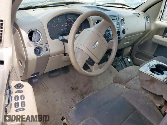 2005 Ford F-150 XLT с VIN 1FTRW12W45KC60877, выставлен на аукционе Copart как лот 58039515 с пробегом Не указан миль и Списание • Salvage title. История ставок и продаж доступна на DreamBid. Изображение 8.