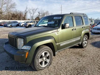 2008 Jeep Liberty Sport with VIN 1J8GN28K58W261546, listed as a Copart auction lot 42100085 with 162,876 mi miles and Non Repairable. Bid and sale history available at carsss.com. Image 1.