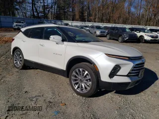 2023 Chevrolet Blazer Premier with VIN 3GNKBLRS3PS132446, listed as a Copart auction lot 80819214 with 7,852 mi miles and Salvage title. Bid and sale history available at DreamBid. Image 4.