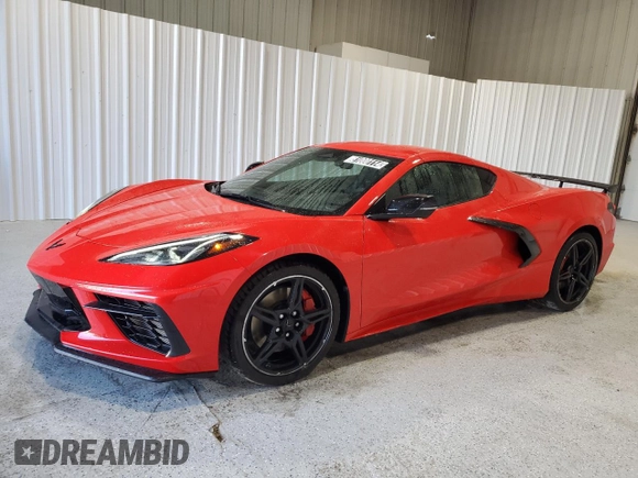 2025 Chevrolet Corvette 1LT with VIN 1G1YA2D44S5101436, listed as a Copart auction lot 81000114 with 2,429 mi miles and Clean Title. Bid and sale history available at carsss.com. Image 1.