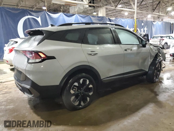 2024 Kia Sportage X-Line with VIN 5XYK6CDFXRG178660, listed as a Copart auction lot 45016925 with 15,456 mi miles and Clean Title. Bid and sale history available at carsss.com. Image 3.