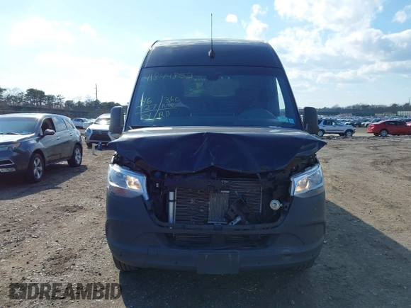 2022 Mercedes-Benz Sprinter Cargo with VIN W1Y4ECHYXNT112143, listed as a IAAI auction lot 41844852 with 46,727 mi miles. Bid and sale history available at carsss.com. Image 12.