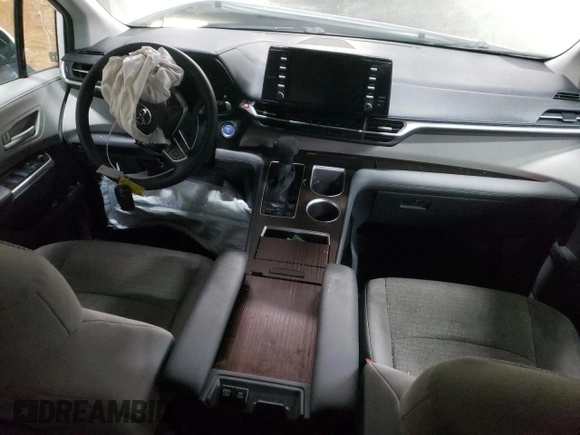 2021 Toyota Sienna LE with VIN 5TDBSKFCXMS023725, listed as a Copart auction lot 81284903 with Not provided miles and Salvage title. Bid and sale history available at DreamBid. Image 8.