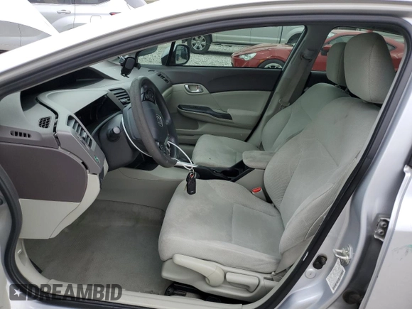 2012 Honda Civic EX with VIN 2HGFB2F80CH557022, listed as a Copart auction lot 54429535 with 189,345 mi miles and Clean Title. Bid and sale history available at DreamBid. Image 7.