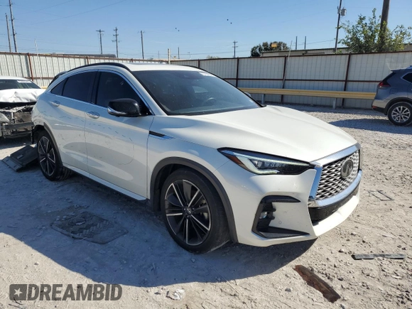 2022 Infiniti QX55 Sensory z VIN 3PCAJ5L32NF102705, wystawiony jako Copart lot #73725034 z przebiegiem 67 584 mil mil oraz Szkoda całkowita • Salvage title. Historia ofert i sprzedaży dostępna na DreamBid. Obrazek 4.