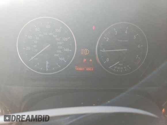2008 BMW 3 Series 328i with VIN WBAVA33538K054109, listed as a Copart auction lot 60076685 with 149,001 mi miles and Salvage title. Bid and sale history available at DreamBid. Image 9.