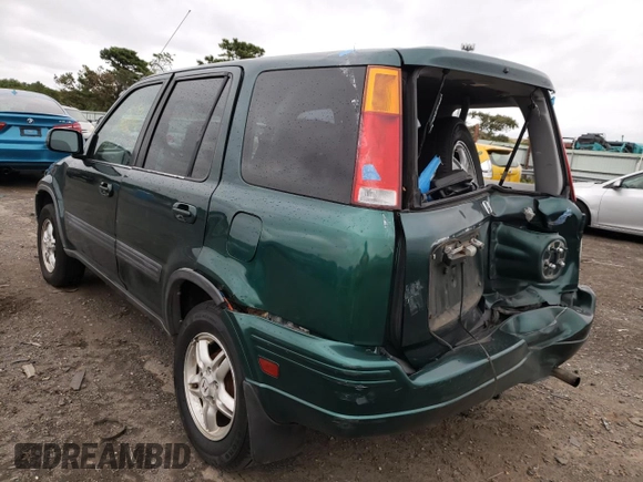 2001 Honda CR-V EX with VIN JHLRD18641C041258, listed as a Copart auction lot 55672275 with 120,374 mi miles and Non Repairable. Bid and sale history available at carsss.com. Image 3.