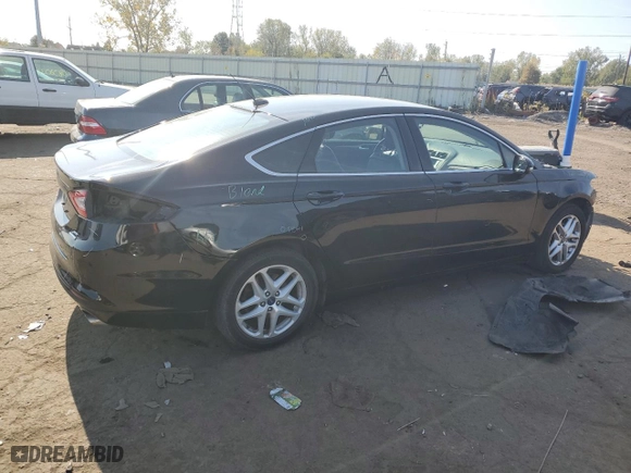 2014 Ford Fusion SE with VIN 1FA6P0HD0E5370930, listed as a Copart auction lot 75807244 with 93,589 mi miles and Salvage Title. Bid and sale history available at carsss.com. Image 3.