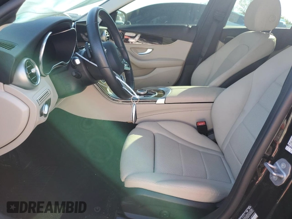 2021 Mercedes-Benz C 300 with VIN W1KWF8DB4MR606086, listed as a Copart auction lot 47115695 with 12,665 mi miles and Clean title. Bid and sale history available at DreamBid. Image 7.