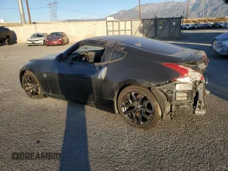 2015 Nissan 370Z with VIN JN1AZ4EH8FM444456, listed as a Copart auction lot 67407134 with 58,513 mi miles and Salvage Title. Bid and sale history available at carsss.com. Image 2.