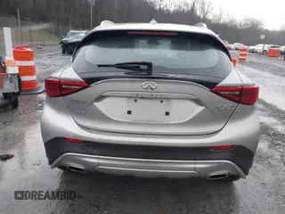 2018 Infiniti QX30 Luxury with VIN SJKCH5CR9JA058968, listed as a IAAI auction lot 41064768 with 64,687 mi miles and . Bid and sale history available at DreamBid. Image 16.