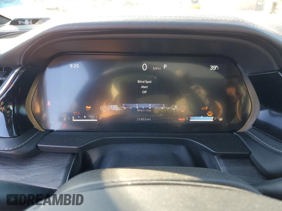 2022 Jeep Grand Cherokee Overland with VIN 1C4RJHDG1N8630323, listed as a Copart auction lot 45178015 with 31,493 mi miles and Salvage title. Bid and sale history available at DreamBid. Image 9.