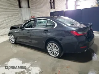 2024 BMW 3 Series 330i xDrive with VIN 3MW89FF06R8E67376, listed as a Copart auction lot 47597735 with 0 mi miles and Salvage Title. Bid and sale history available at carsss.com. Image 2.