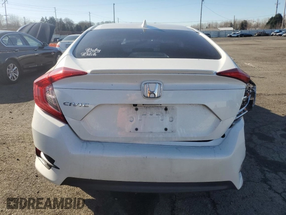 2017 Honda Civic EX-T with VIN 19XFC1F33HE010646, listed as a Copart auction lot 47307915 with 85,610 mi miles and Salvage Title. Bid and sale history available at carsss.com. Image 6.