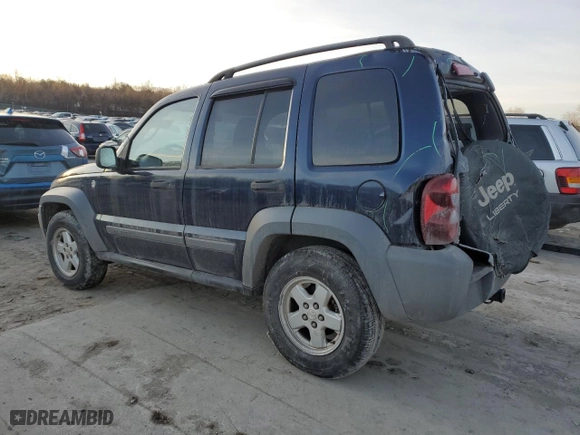 2006 Jeep Liberty Sport with VIN 1J4GL48K06W112557, listed as a Copart auction lot 41590205 with 130,242 mi miles and Salvage Title. Bid and sale history available at carsss.com. Image 2.