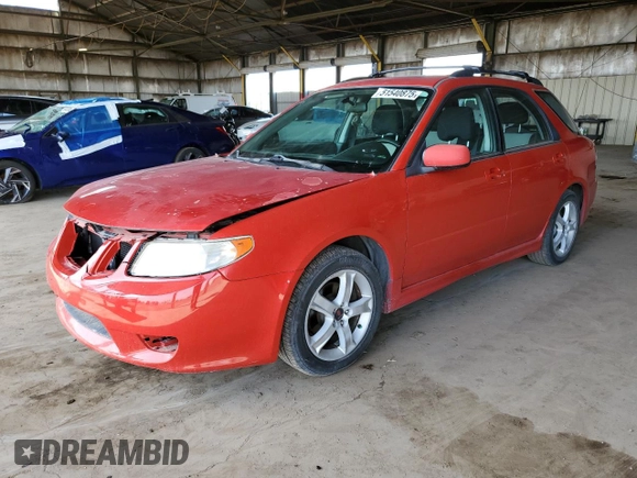 2005 Saab 9-2X Linear z VIN JF4GG61655H057375, wystawiony jako Copart lot #51540875 z przebiegiem 162 582 mil mil oraz Czysty tytuł • Clean title. Historia ofert i sprzedaży dostępna na DreamBid. Obrazek 1.