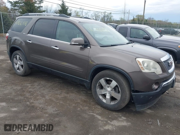 2011 GMC Acadia SLT1 with VIN 1GKKVRED2BJ293315, listed as a IAAI auction lot 41966188 with 179,446 mi miles. Bid and sale history available at carsss.com. Image 1.