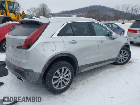 2019 Cadillac XT4 FWD Premium Luxury with VIN 1GYFZCR42KF223397, listed as a IAAI auction lot 41308551 with 20,575 mi miles. Bid and sale history available at carsss.com. Image 4.