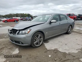 2007 Infiniti M Sport with VIN JNKAY01E07M312750, listed as a Copart auction lot 46674805 with 156,836 mi miles and Non Repairable. Bid and sale history available at carsss.com. Image 1.