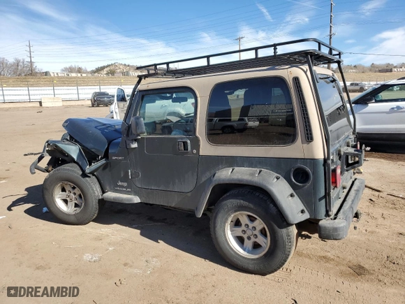 2004 Jeep Wrangler Sport with VIN 1J4FA49S24P752406, listed as a Copart auction lot 42060685 with 139,457 mi miles and Salvage Title. Bid and sale history available at carsss.com. Image 2.