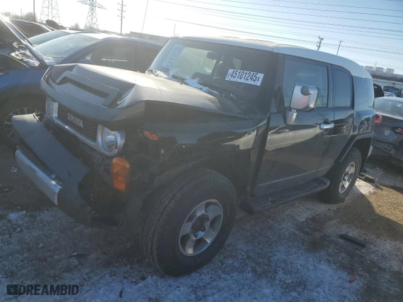 2008 Toyota FJ Cruiser with VIN JTEBU11F38K030658, listed as a Copart auction lot 45101245 with 103,142 mi miles and Salvage Title. Bid and sale history available at carsss.com. Image 1.