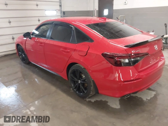 2025 Honda Civic Si with VIN 2HGFE1E50SH470275, listed as a IAAI auction lot 41231631 with 8,882 mi miles and . Bid and sale history available at DreamBid. Image 3.