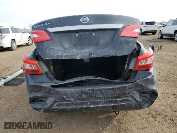 2019 Nissan Sentra SV with VIN 3N1AB7AP7KY442773, listed as a Copart auction lot 88757475 with 102,101 mi miles and Salvage Title. Bid and sale history available at DreamBid. Image 6.