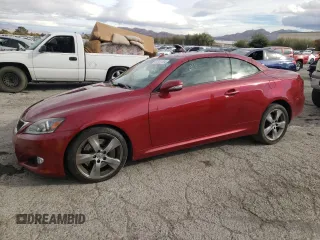 2011 Lexus IS 350 C z VIN JTHFE2C29B2505657, wystawiony jako Copart lot #82637394 z przebiegiem 62 145 mil mil oraz Szkoda całkowita • Salvage title. Historia ofert i sprzedaży dostępna na DreamBid. Obrazek 1.