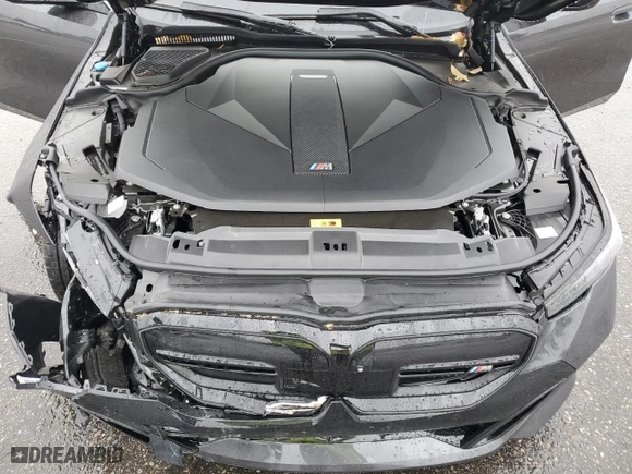 2024 BMW i5 M60 with VIN WBY43FK04RCP95184, listed as a Copart auction lot 44239745 with NaN miles and Salvage Title. Bid and sale history available at carsss.com. Image 12.